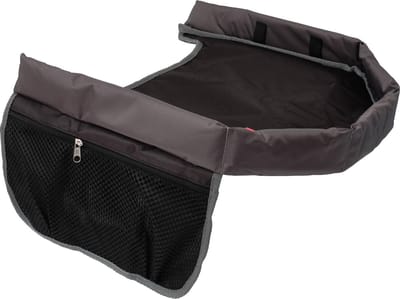 Prince Lionheart Car Seat Travel Tray | Auto-organizer | Zijzakken | Beschermrand - Zwart