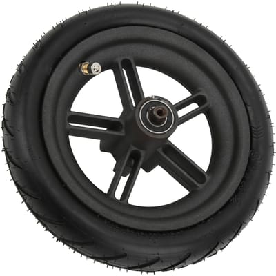 Ensemble Pneu Arrière de Scooter 8,5 Pouces 8 1 2x2 Assemblage de Roue Arrière avec Chambre à Air et Moyeu pour Trottinette Électrique Xiaomi M365 PRO black
