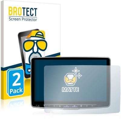 BROTECT - Screenprotector voor Alpine ILX-F115D - Folie Beschermfolie matte 2 Stuks
