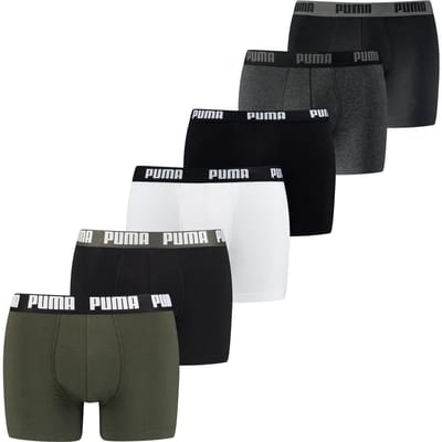 Puma Boxershorts Basic Boxer Set van 6