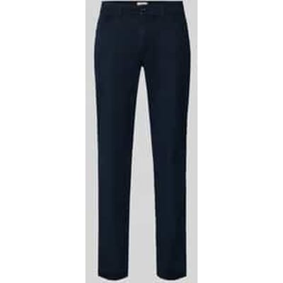 BRAX Heren Chino Broek regular/straight Blauw 38W / 30L Volwassenen