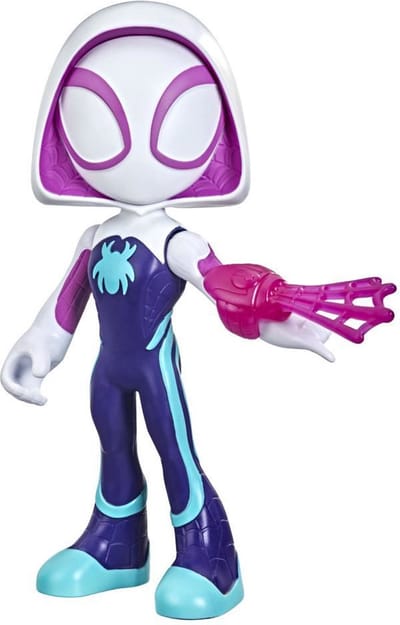 Marvel Spidey and His Amazing Friends, supergrote Ghost-Spider-actiefiguur, superheldenspeelgoed voor peuters