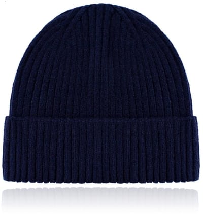Classic Beanie Muts Dames - Navy Blue