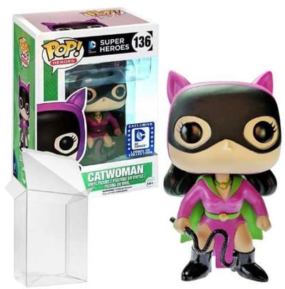 Funko Pop! Heroes: Dc Super Heroes - Catwoman #136 Dc Comics Legion of Collectors Exclusive