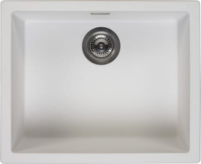 Reginox Amsterdam Enkele Spoelbak - 50 x 40 cm - Pure White - Graniet - R30837