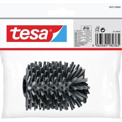 tesa Vervangende WC-Borstelkop - reserve borstelkop voor tesa toiletborstel grijs - 9,4 x 7,1 x 7,4 - Diameter ca. 15 mm