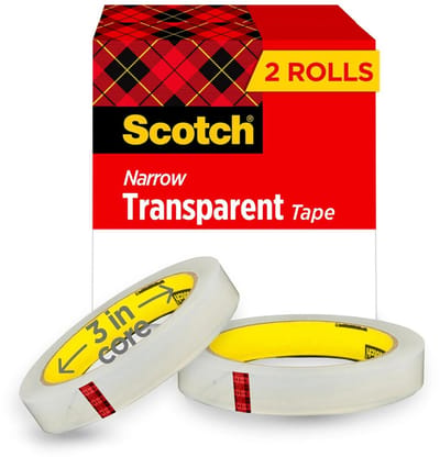 Transparante Tape 0,75 inch x 72 meter - Vochtbestendig, Niet-vergeel, Langdurige Hechtkracht