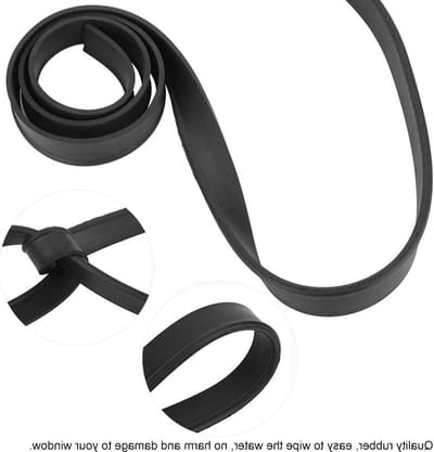 Vervangende wisserrubber voor ruitenwissers, inclusief ruitenwisserreiniger en roestvrijstalen schijfaccessoires voor optimale prestaties
