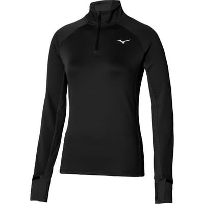 Mizuno Warmalite HZ Topje Hardlopen Dames-Zwart