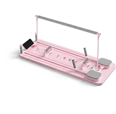 KIRA® Pilates Board - Pilates Board Reformer - Opvouwbare Pilates Set - Roze - 106cm x 40cm x 7cm