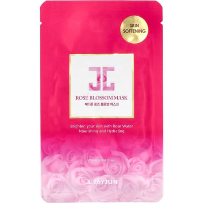 Jayjun Cosmetic, Rose Blossom Beauty Mask, 1 sheet, 25 ml (0.84 fl oz) red