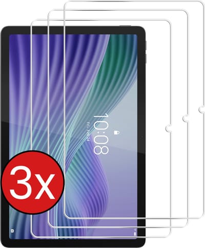 Screenprotector - 3 Stuks - Geschikt voor Lenovo Tab 10.1 inch - Extra Sterk - Beschermglas - Gehard Glas - Tempered Glass - Screen Protector