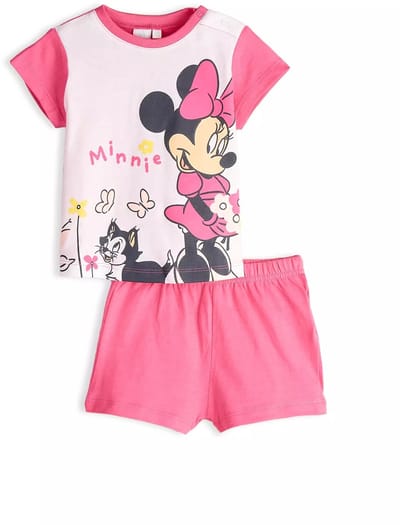 Minnie Mouse - shortama - 100% katoen - maat 86 - Roze - Pyjama