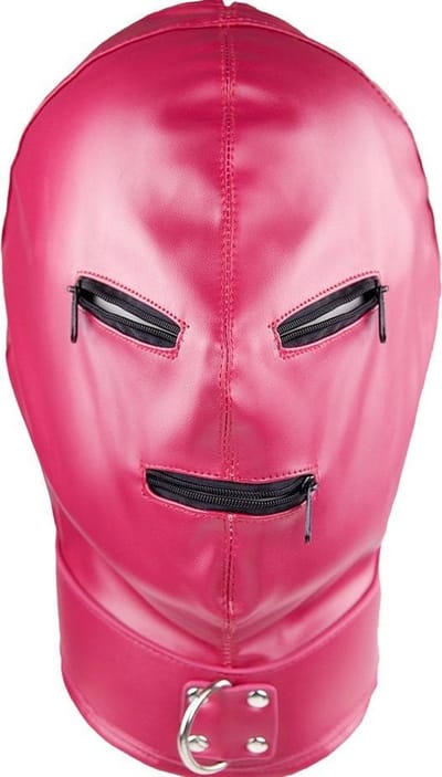 Banoch - Gimp/2 Pink - Roze bondage Masker van pu leer | BDSM
