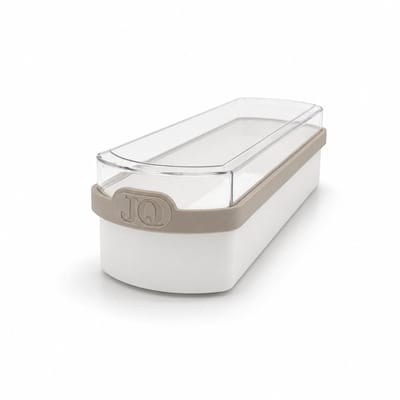 JQ Liv Ontbijtkoek bewaardoos wit/beige - 100% Luchtdicht - Altijd verse ontbijtkoek of peperkoek!