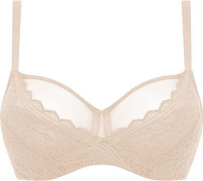 Chantelle - Floral Touch - Heel bedekkende beugelbh - Soft Feel - GOLDEN BEIGE