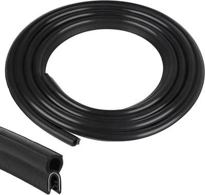 Afdichtingsprofiel Rubber - Deurafdichting Universeel - Voertuig Beschermen - EPDM Materiaal - 3 Meter - Zwart