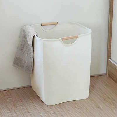 Grote capaciteit wasmand, opbergmand voor vuile was, wasmand met handvat, opvouwbare wasmand, badkameraccessoires