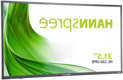 Digitale Signage Flatscreen - Reclamescherm Monitor - Informatie Weergeven - Ingebouwde USB Mediaspeler - 80 cm - Zwart
