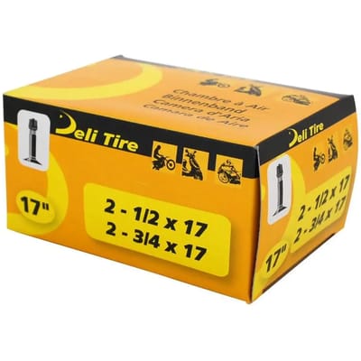 Chambre à air Deli Tire pour auto 2.50 à 2.75-17 Schrader Neuf