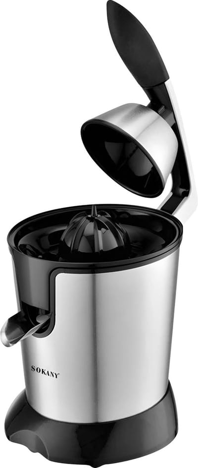 Sokany, Elektrische Citruspers 350W 400ml met Snelle Extractie, Zilver