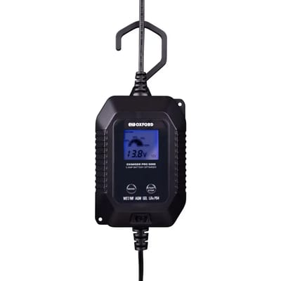 Oxford acculader met display - Auto - Camper - Scooter - Motorfiets - ATV - Quad – Boot - ook Lithium accu`s !