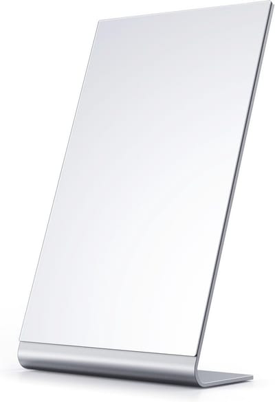 Moderne Verstelbare Make-upspiegel 30,5 cm Aluminium - Ideaal voor Bureau, Slaapkamer of Badkamer