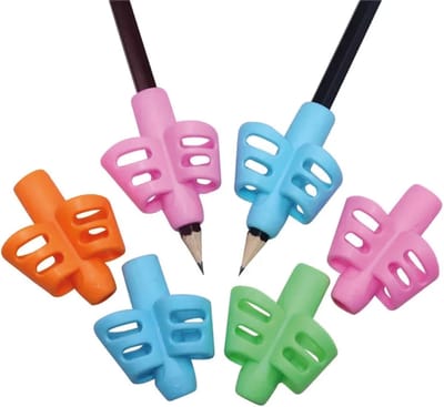 Vingergrip Schrijfhulp Potloodgrip | Roze | Geschikt voor Potlood en Pen | Voor Kinderen | Schrijfhulpje | Pencil Grip | Schrijfhulpmiddelen | Verdikker | Pengrip | Pengreep | Penverdikker | Basisschool | Kleuterschool
