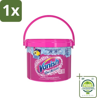 1 x Vanish Oxi Action - Vlekkenverwijderaar Poeder - Levendige Kleuren - Gekleurde Was - 2.7 Kg - Vlekkenverwijderaar - Wasverzachter - Kleurbescherming - Wasmiddel - Waspoeder