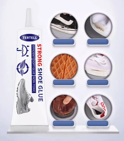 TLVX Kleine Tube Schoenlijm 30ML / Zool Verlijmen / Sneaker lijm / Lijm voor Schoenen / Shoe Glue / Schoen Lijmen / Stof / Katoen / Vinyl / Leer / Kunstleer / Laars / Instappers / Slippers / Boots / Loafer / Pumps / Sandalen / Hakken / Droogt Snel!