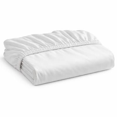 Decoware Peuter Hoeslaken - Wit - Jersey - Elastiek Rondom - Peuterbed - 70x140/150 cm
