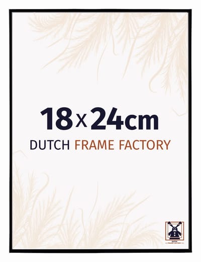 Fotolijst 18x24 cm - Kunststof - Zwart Mat - Easy