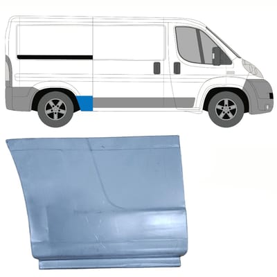Reparatiepaneel achterspatbord voor Peugeot Boxer 2006-2026 / Rechts