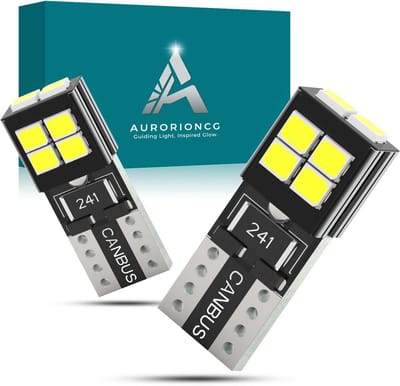 T10 W5W LED Lampen Wit 12V - Set van 2 - Krachtige Binnenverlichting en Stadslicht