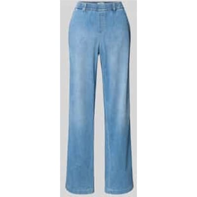 Brax Dames Palazzobroek  Style MAINE USED LIGHT BLUE, lichtblauw, maat 36