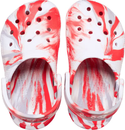 Crocs Classic Marbled Clog Wit/Flame Maat 32/33 US J1