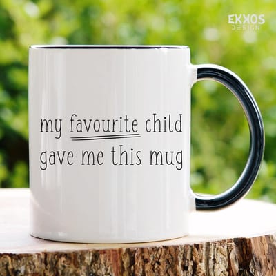 My favourite child mok | Mok met tekst | Grappige mok | Verjaardag cadeau | Cadeau voor man | Cadeau voor vrouw | Cadeau voor haar | Cadeau voor hem | Grappige cadeau | Thee glazen | Valentijn cadeautjes | Koffiekopjes