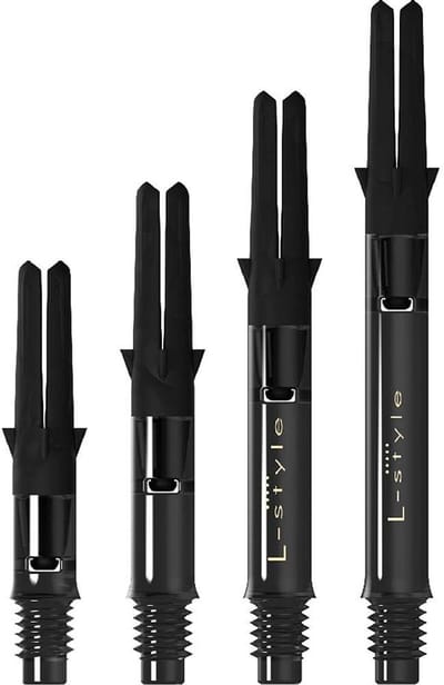 Dart Pijltjes - Dart Accessoires - Precisie Werpen - Stevig Koolstof - 19 cm Lengte - Helder Zwart