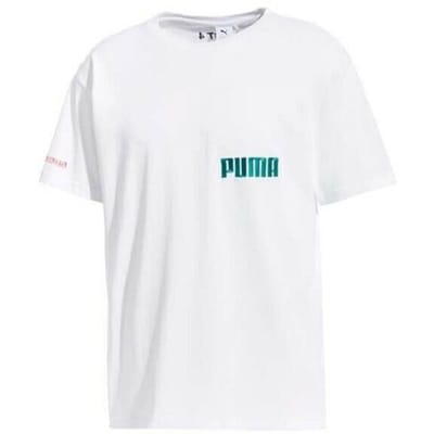 Puma x Han Kjobenhavn Korte Mouw Crew Neck Wit Heren T-shirt 578245 02