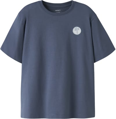 NAME IT - NKMVIMPEL SS NREG TOP - Jongens - T-shirts - blauw - maat 122/128