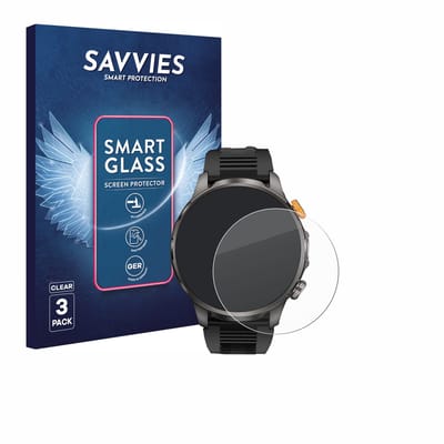 3 Stuks Savvies Screenprotector - geschikt voor Dekelife AK90 1.91" - beschermfolie glas transparant