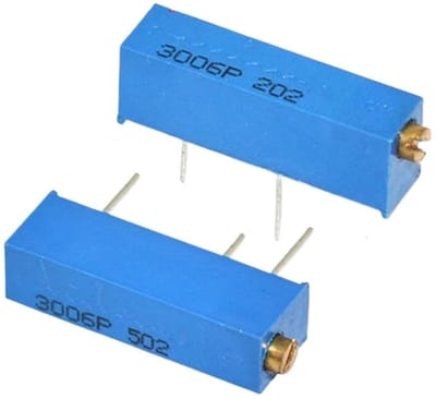 Trimmer Potentiometers - Variabele Weerstand - Elektronische Circuits - Doorgaand Gat - 10 Stuks - Niet Gespecificeerd