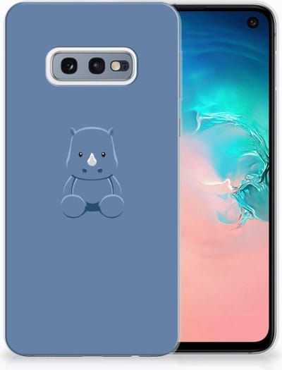 Samsung Galaxy S10e Telefoonhoesje met Naam Baby Rhino