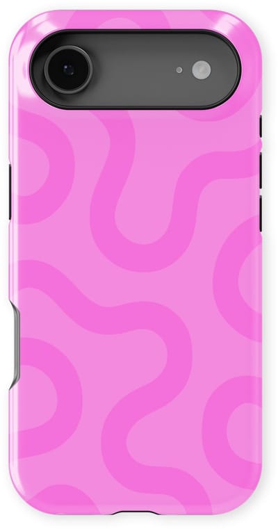 DripCase Motion Flow Tough Hoesje geschikt voor iPhone 17 Air | Backcover met Mag | Trendy Design | Valbescherming | Bubble Waves