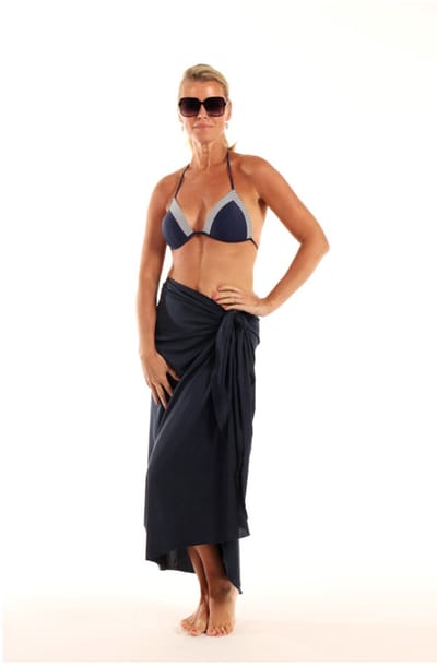 Donne del Sole -Pareo Pilar - Omslagdoek - Donkerblauw