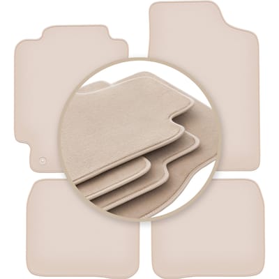 PREMIUM beige matten voor: Toyota Corolla E10 hatchback, stationwagen, sedan 1992-1997
