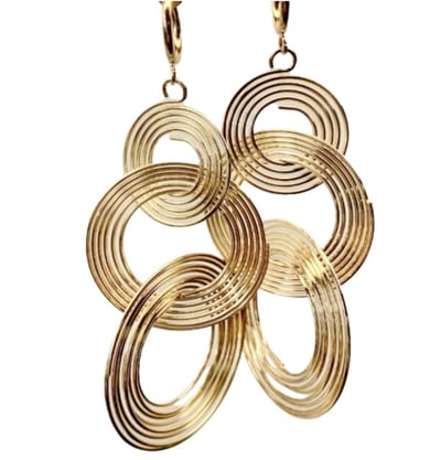 Klem oorbellen - ringen - goudkleurig - geen gaatje- Charme Bijoux