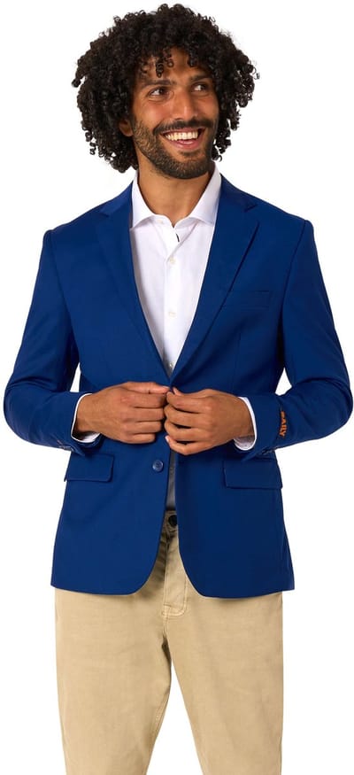 Opposuits Daily Mannen Blazer - Heren Jasje - Daily Dark Blue - Blauw - Maat EU 46