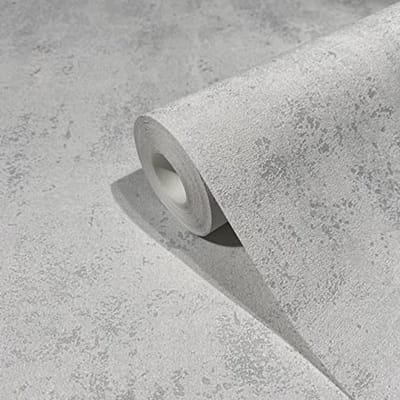 Isolatiebehang Betonlook Wit Grijs - Energiebesparend en Warmtereflecterend Vliesbehang