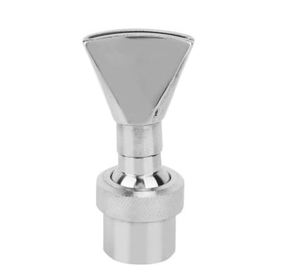 Dailygoods- Waternozzle Fanvormig - RVS - Tuinfontein - Fonteinpomp - Wateruitlaat - 9.8 cm Hoogte - 3.7 cm Diameter - Fontein